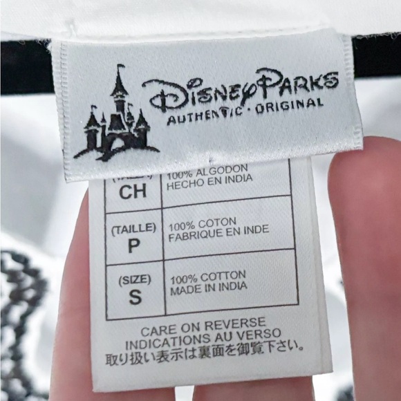 Disney Parks Hidden Mickey Mouse Tunic Shirt Small Peasant Boho Whimsical Fun - Picture 4 of 5